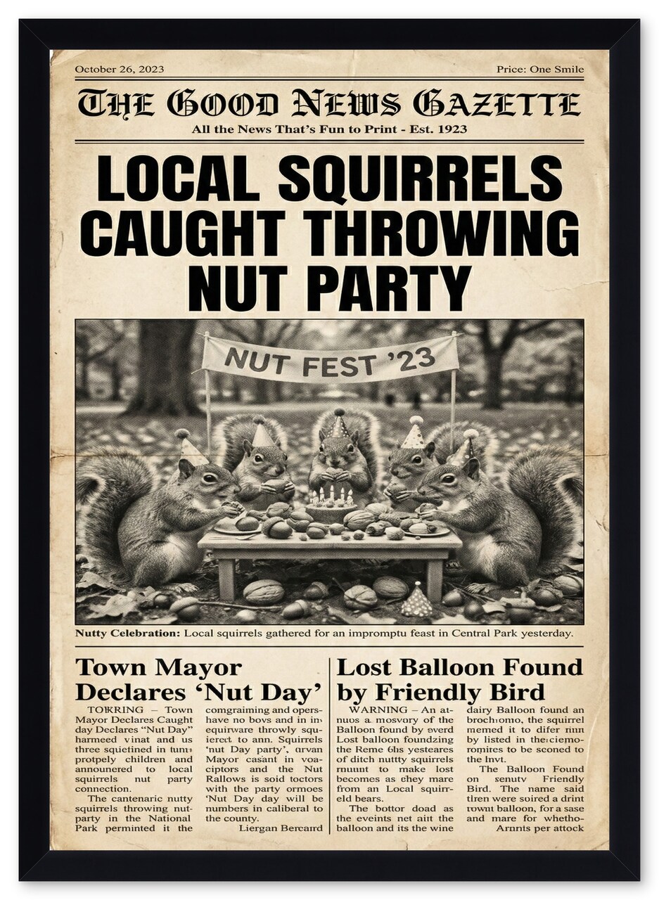 CustomPictureFrames.com Newspaper Frame - Multiple Sizes Made in the USA